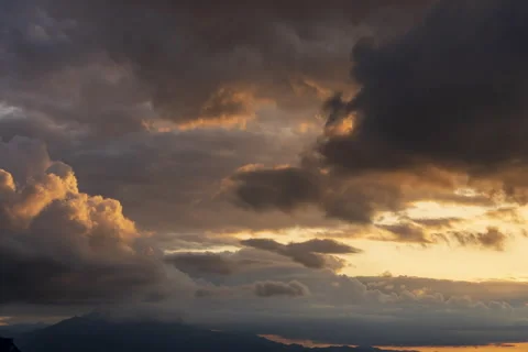 4k timelapse of mountains and lakes with dramatic sky, Switzerland Stock Footage 255803442