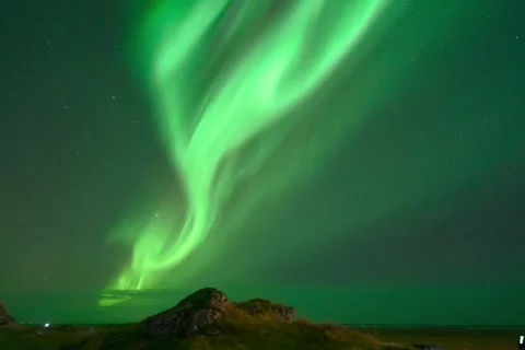 4K Timelapse of Northen Light Stock Footage 292438453