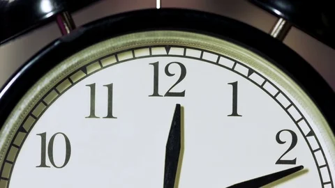 4k Timelapse of retro style clock 動画素材 73179244