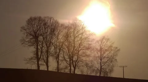 4k Timelapse Retro Sunset Stock Footage 49326605