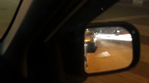 4K Timelapse Roads in the evening view from the passenger cars. Stock Footage 64702462