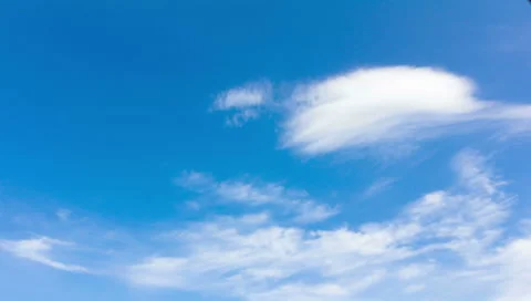 4K. Timelapse rolling clouds with blue sky background - ULTRA HD, 4096x2304. Stock Footage 49074722