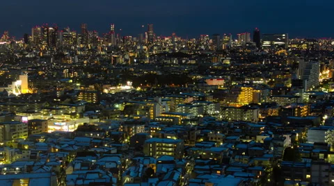 4K. Timelapse shott of cityscape. Stock Footage 46117671