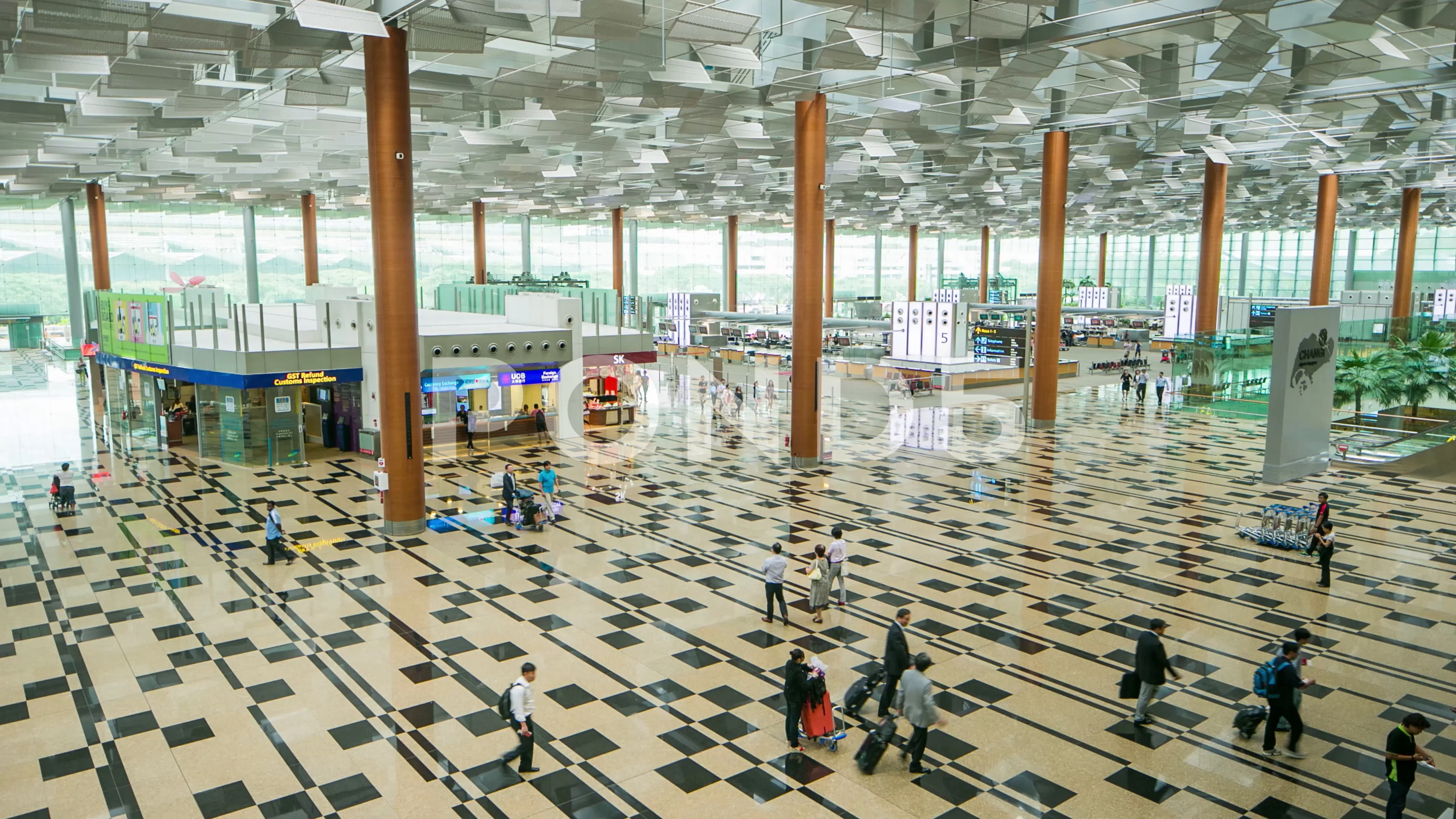 4K] Singapore Changi Airport Terminal 3 Walking Tour 