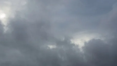 4k timelapse sky and clouds at sunset Stock Footage 80294355