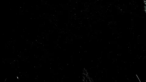 4K Timelapse of the starry sky in the mountains in motion Stock Footage 120479330