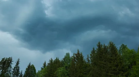 4k Timelapse of storm coming. Stock Footage 63409215