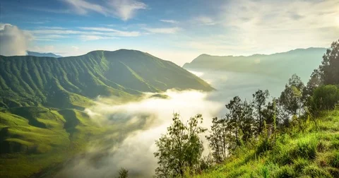 4K Timelapse Sunrise of Bromo Stock Footage 81263106
