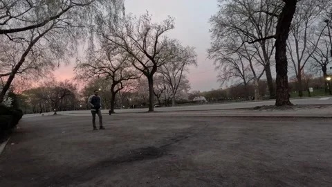 4K Timelapse Sunset Central Park New York Stock Footage 238651008