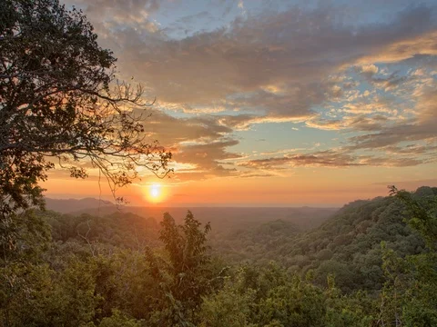 4K Timelapse of sunset. Explosion of beautiful colors in the sky. Ocean in Stock Footage 74652641