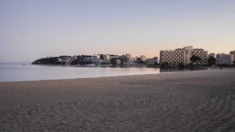 4K timelapse of sunset in Mallorca, Spain Stock Footage 83828657