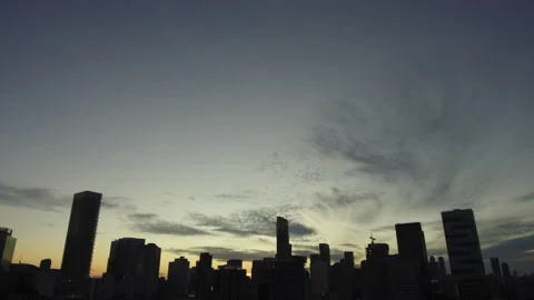 4K Timelapse of Sunset over downtown Toronto. Stock Footage 133394428