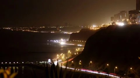 4K Timelapse of traffic in Lima, Peru Video stock 60367849