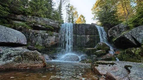 4K timelapse with waterfall Video stock 67862961