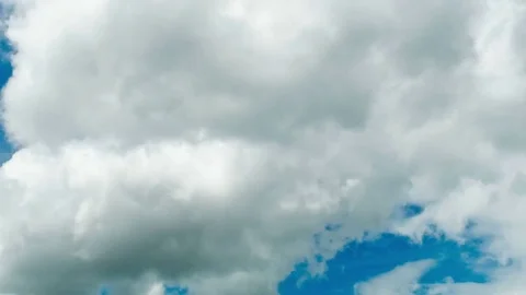 4K Timelapse of white clouds Stock Footage 81509067