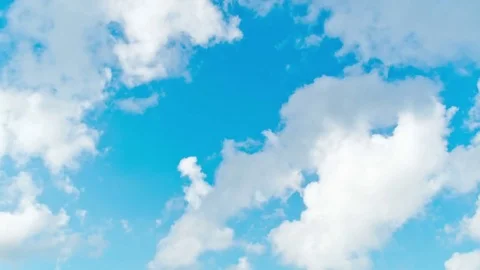 4K Timelapse of white clouds Stock Footage 81509311