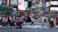 4K Times Square Pedestrians Crossing Intersection 4k or 4k+ Resolution