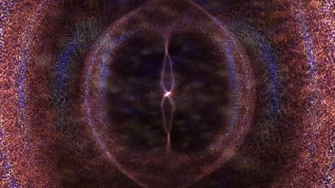 4k Tiny Gradients Shining Oval Shape Motion Animation Stock Footage 295710281