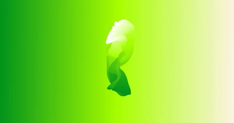 4K Tiny Green Organic Animated Swiggle Shape Motion Graphic 스톡 동영상 122271494