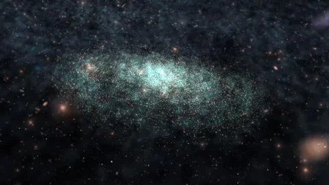 4k Tiny Particles Spherical Space Motion Background Stock-Footage 304190273