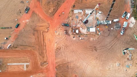 A 4k top down drone shot of a birds eye ... | Stock Video | Pond5