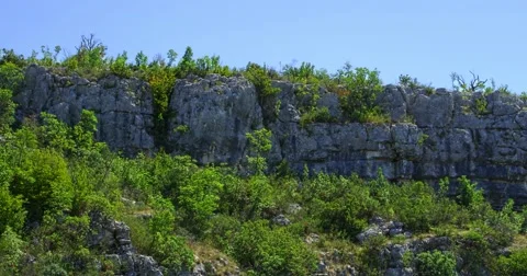 4K Top of the hill Stock Footage 45733318