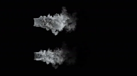 4k top view of dust or smoke trail behind car Stock Footage 60582581
