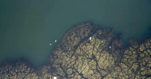 4K Topdown video of abstract texture in the water3 Video stock 125945331