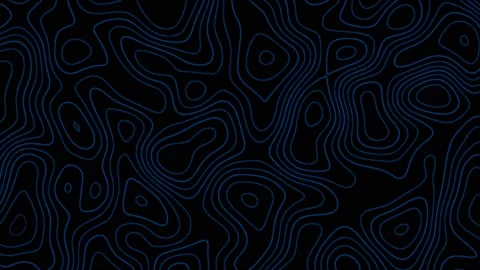4k topographic contour map abstract tech wavy motion graphic design. Stock Footage 153754041