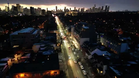 4K Toronto at Dusk Vidéo 232070135