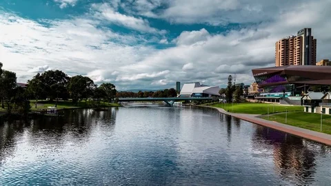 4K Torrens River Timelapse Stock Footage 77016581