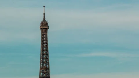 4k TOUR EIFFEL SERRE TIMELAPSE Stock Footage 167800851