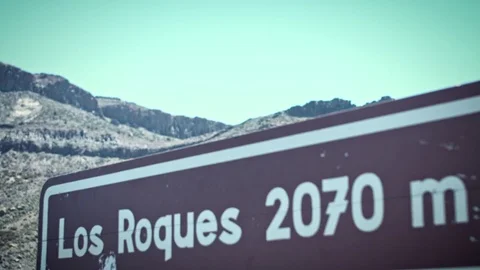 4k Touristic Location, Los Roques in Tenerife Stock Footage 74939760
