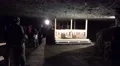 4k Tourists guided expedition mountain salt mine cavern 4k or 4k+ Resolution