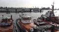 4k Towboats still at Hamburg harbour 4k or 4k+ Resolution