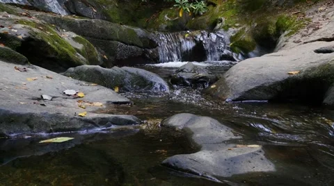 4K Tracking Shot Mountain Stream  Stock-Footage 68267632