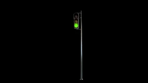 4k traffic light full frame cycle animat... | Stock Video | Pond5