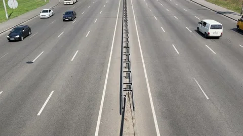 4k Traffic on a road in rush hour at daytime. Stock Footage 158754917