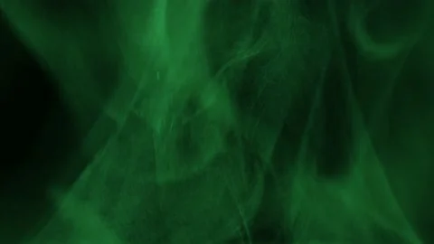 4K transparency GREEN colored smoke, fog concept. Overlay, smoky, cloudy ink  Stock Footage 178353653