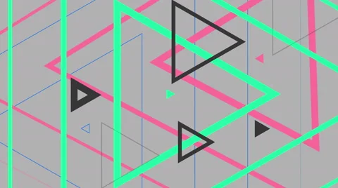 4k Triangle Abstract Background Animation Seamless Loop. Stock-Footage 63131904
