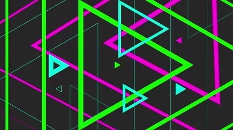 4k Triangle Abstract Background Animation Seamless Loop. Stock-Footage 63132076
