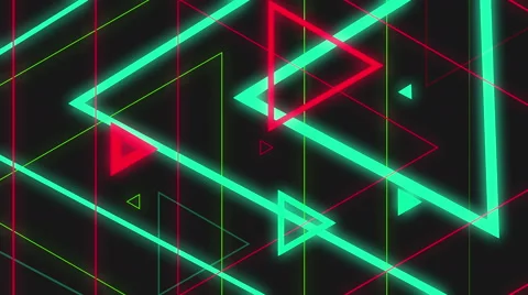 4k Triangle Abstract Background Animation Seamless Loop. Stock-Footage 63132241