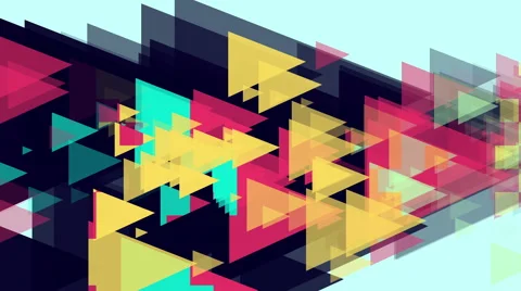 4k Triangles Abstract Background Animation Seamless Loop. Stock-Footage 55277930