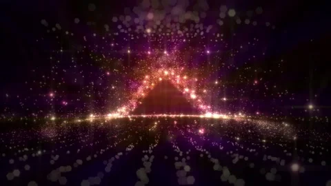 4k Triangular Space Stars Gate Motion Background Stock Footage 328718252