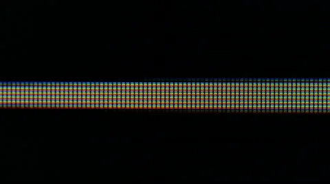 4K - Trippy animation on LCD display Stock Footage 43037345