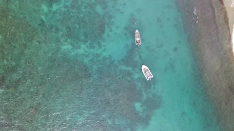 4K Tropical Reef Fly Over Stock Footage 63617948