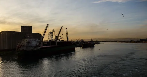 4K Tunisia Port in Hyper Lapse TL Stock Footage 38341507