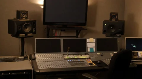 4K TV AUDIO SUITE Stock Footage 58952904