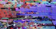 4K Tv Color Glitch Stock Footage