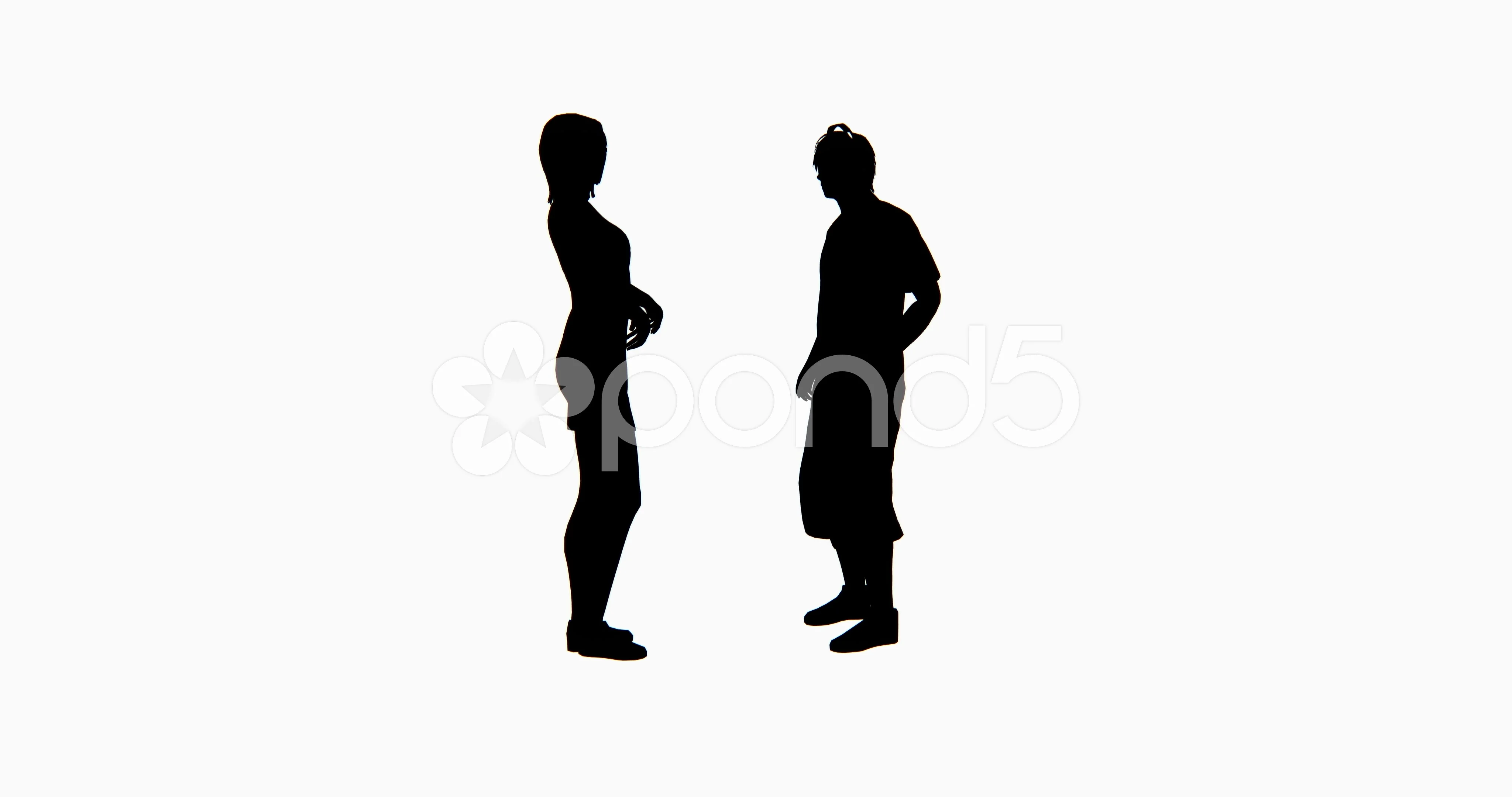 Two People Talking On The Phone Cartoon Clipart Clipart Png